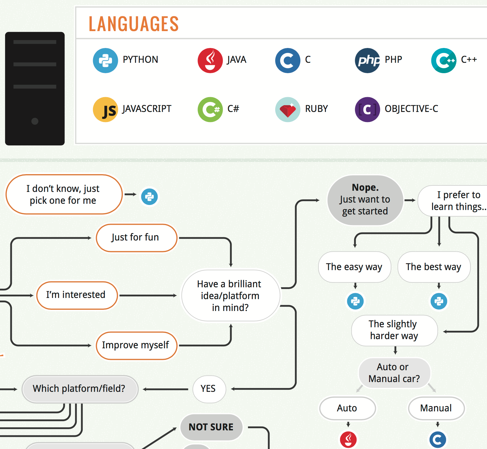 What Language To Learn Infographic Snippet